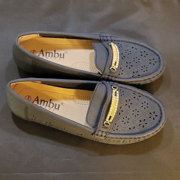 BRAND NEW AMBU COMFORT SLIP-ON WOMEN"S FLAT - Picture 4 of 13